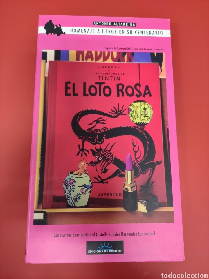 Tintin y el Loto Rosa libro de coleccionismo